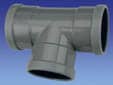 Push fit tee pipe fitting